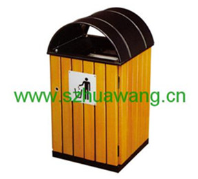 鋼木垃圾桶（tǒng）D021