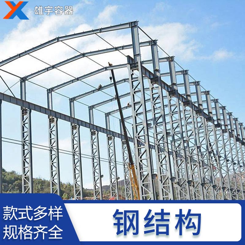 廠家（jiā）熱銷鋼結構 生產設計（jì）一體化廠房棚（péng） 定製鋼膜結構